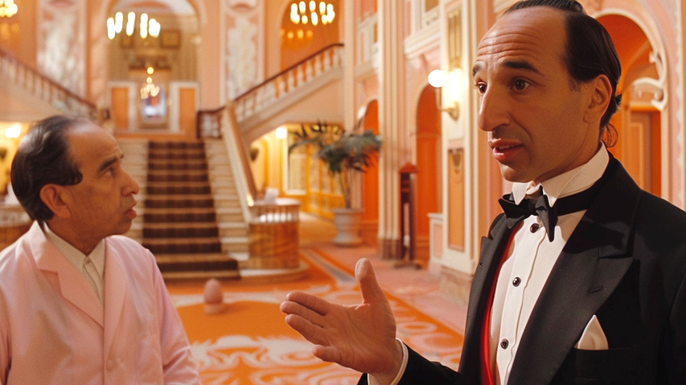 A master waiter at work